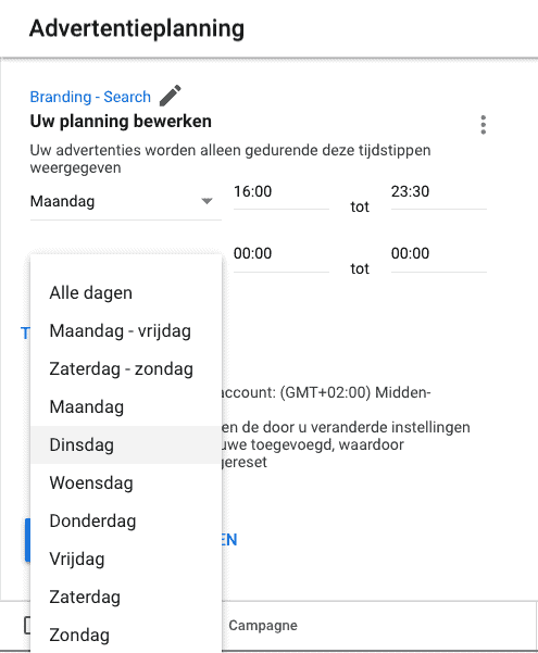 hoeveel kost google adwords advertentieplanning